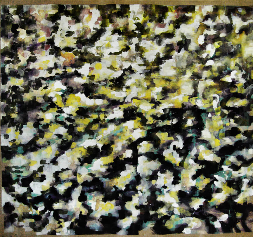 Morja št. 10 / 2006, olje na platno, 220 x 220 cm
