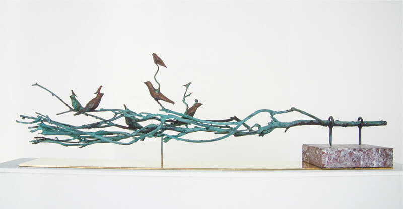 Bird re. Bird, Bron, 33 cm x 97 cm x 20 cm