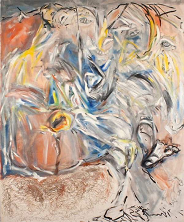 C. Mutacije - Sanje, 1999, olje na platno, 185 x 148 cm