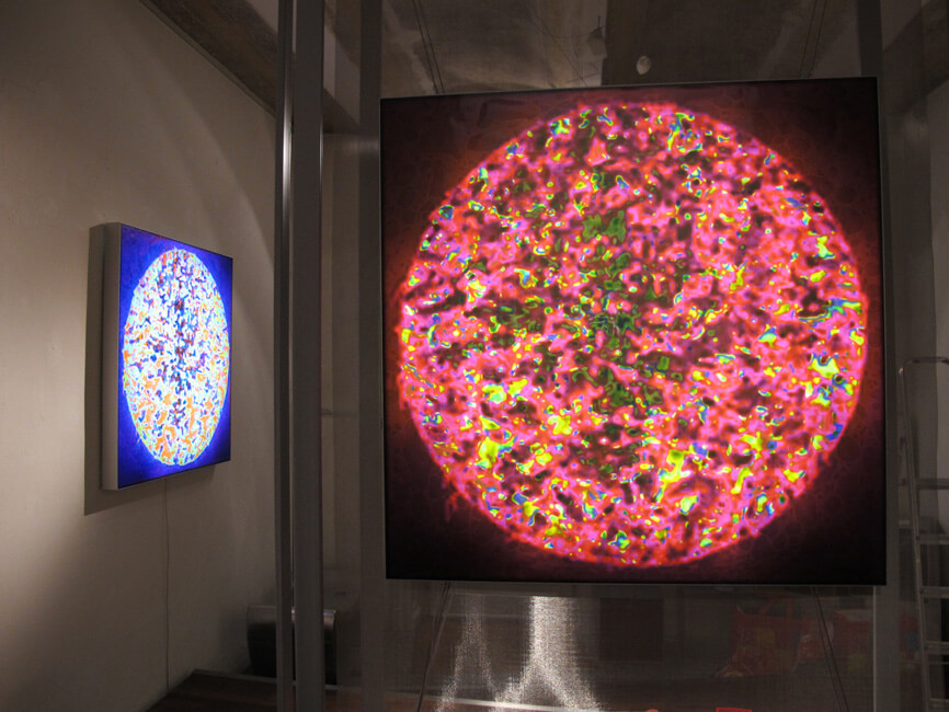 Inverzije kroga - lightboxi / Atelje Galerija 2012