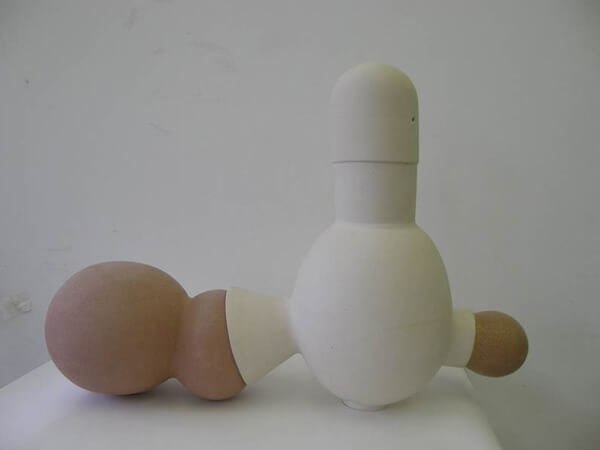 Reacije I / Relations I., stoneware, 60x45x20 cm, 2013