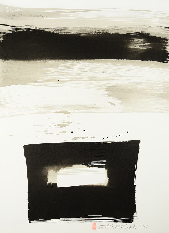 Sumi na papirju, 2000, 76x56 cm