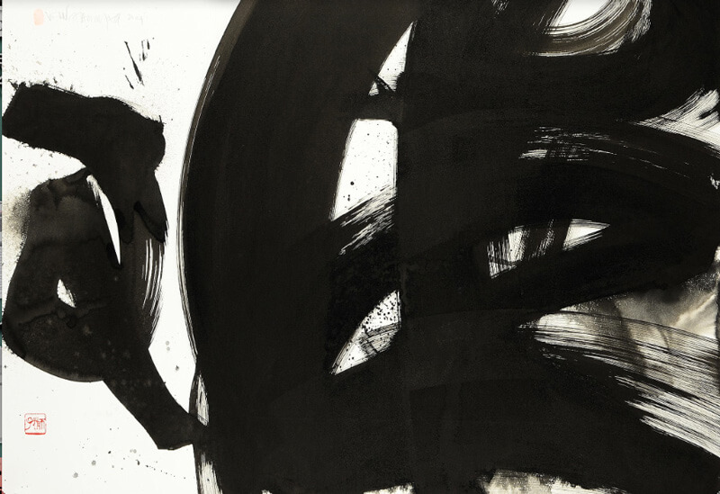 Sumi na papirju, 2004, 70,5x100 cm